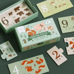Telpuzzels Forest Friends | Speelgoed Van A Little Lovely Company -Hieppp Versiering Winkel a little lovely company telpuzzels forest friends 4