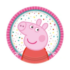 AMSCAN Peppa Pig Bordjes (8 Stuks) | Peppa Pig Feestartikelen & Versiering
