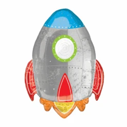 AMSCAN Raket Folieballon (Supershape) | Space Feestartikelen En Versiering