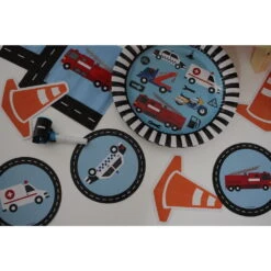 AMSCAN Redders Op De Weg Borden (8 Stuks) | Kinderfeestjes -Hieppp Versiering Winkel amscan redders op de weg borden 8 stuks 2