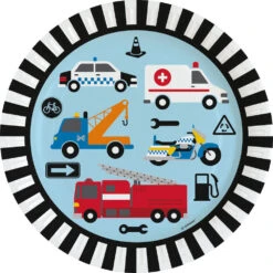 AMSCAN Redders Op De Weg Borden (8 Stuks) | Kinderfeestjes