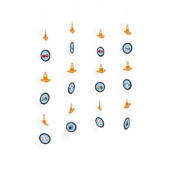 AMSCAN Redders Op De Weg Hangdecoraties (4 Stuks) | Kinderfeestjes