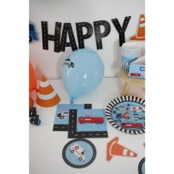 AMSCAN Redders Op De Weg Slinger (Happy Birthday) | Kinderfeestjes -Hieppp Versiering Winkel amscan redders op de weg slinger per stuk lettersl 2