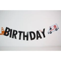 AMSCAN Redders Op De Weg Slinger (Happy Birthday) | Kinderfeestjes -Hieppp Versiering Winkel amscan redders op de weg slinger per stuk lettersl 4