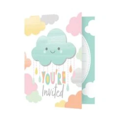 Lief Wolkje Uitnodigingen Van Creative Party