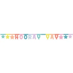 Folat Slinger 'Hooray Yay' Pastel (per Stuk) | Letterslingers