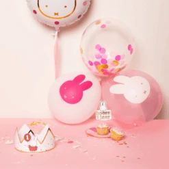 Nijntje 1 Jaar Kroontje Roze | Hoera 1 Jaar Nijntje Feestartikelen -Hieppp Versiering Winkel haza nijntje 1 jaar verjaardagskroon roze per stuk 3