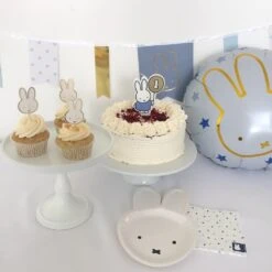 Nijntje Borden (8 Stuks) Voor Een Verjaardagsfeestje -Hieppp Versiering Winkel haza nijntje bordjes 8 stuks nijntje feestartikele 2