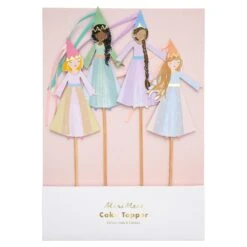 Meri-Meri Magische Prinses Taarttoppers (4 Stuks) | Magical Princess Meri Meri