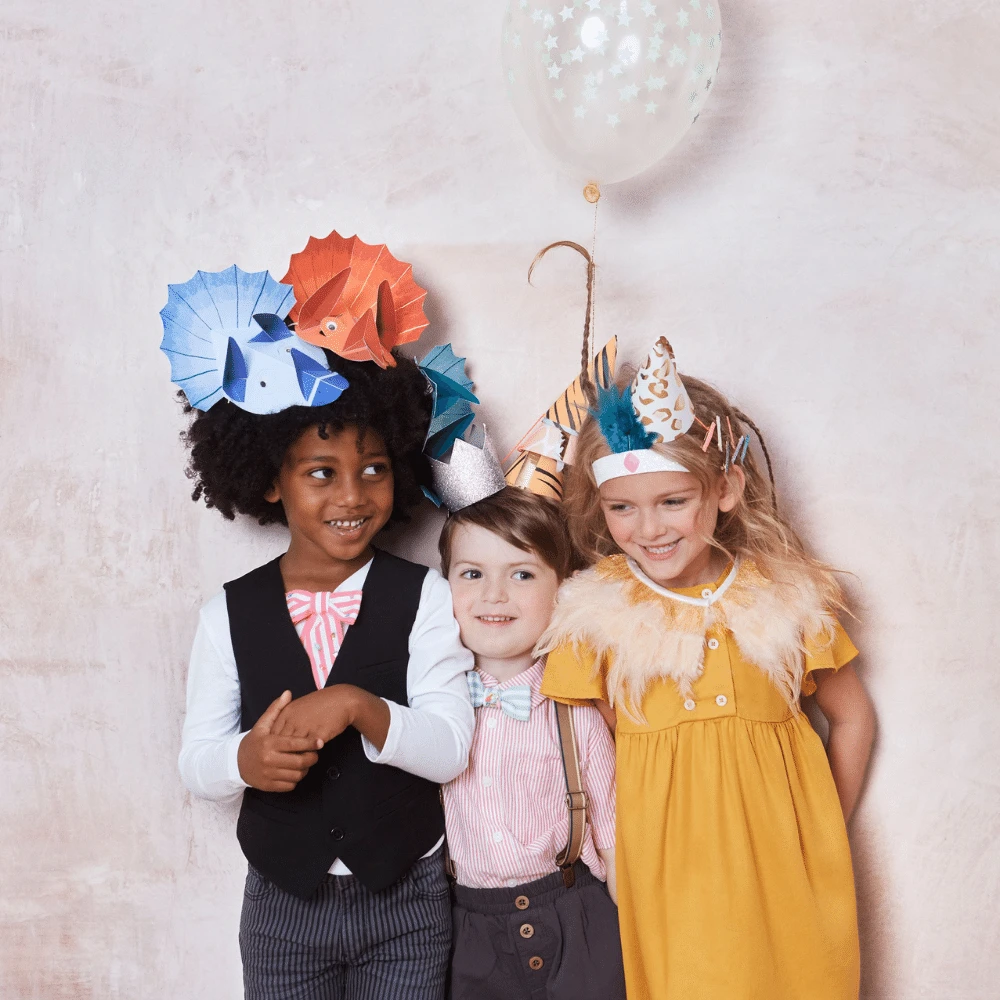 Meri-Meri Safari Animals Hoedjes (8 Stuks) | Go Wild Jungle Feestartikelen 2 Meri-Meri Safari Animals Hoedjes (8 Stuks) | Go Wild Jungle Feestartikelen - Afbeelding 2