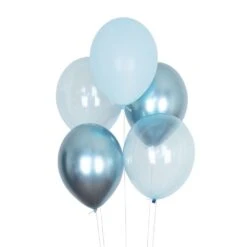 Ballonnen Mix Baby Blauw (10 Stuks) | Feestartikelen En Versiering