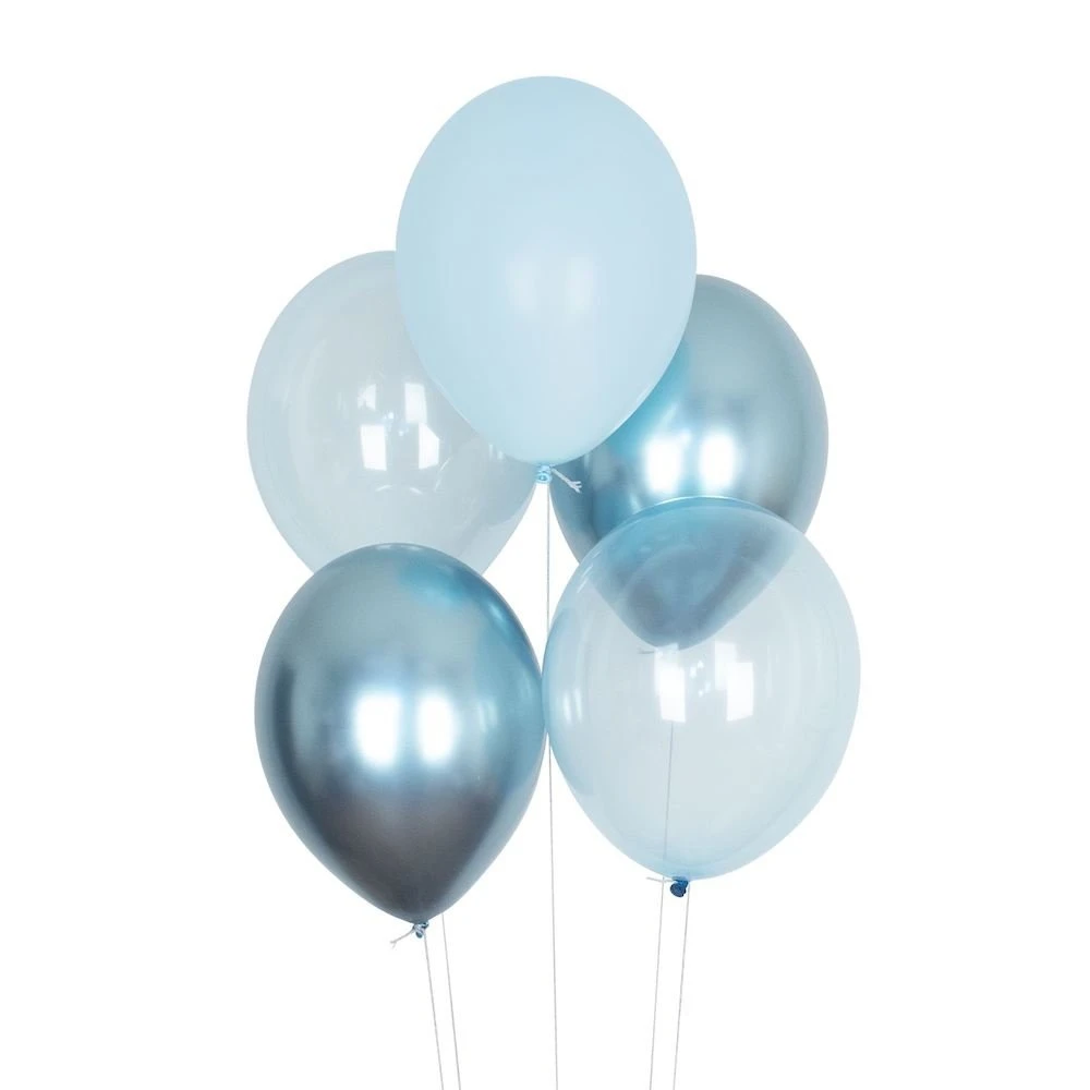 Ballonnen Mix Baby Blauw (10 Stuks) | Feestartikelen En Versiering 1 Ballonnen Mix Baby Blauw (10 Stuks) | Feestartikelen En Versiering