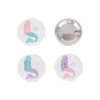 Mermaids Buttons (12 Stuks) | Diep In De Zee Feestartikelen
