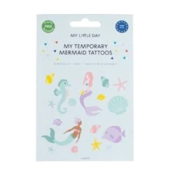 Mermaids Plaktatoeages (Vel Met 8) | Zeemeerminfeestje