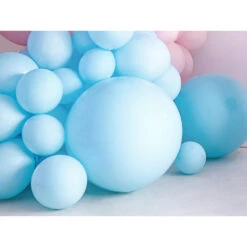 Partydeco Jumbo Ballon Pastel Blauw (60 Cm) | Ronde Ballonnen