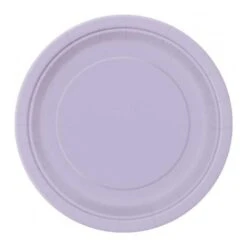 Unique Lila Kartonnen Borden Van 23 Cm, 16 Stuks
